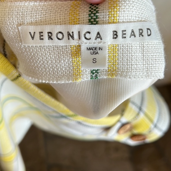 Veronica Beard Gideon Plaid Cross Tank - Picture 2 of 3